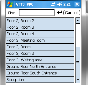 ATT Lookup List - Location