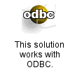 Works with ODBC