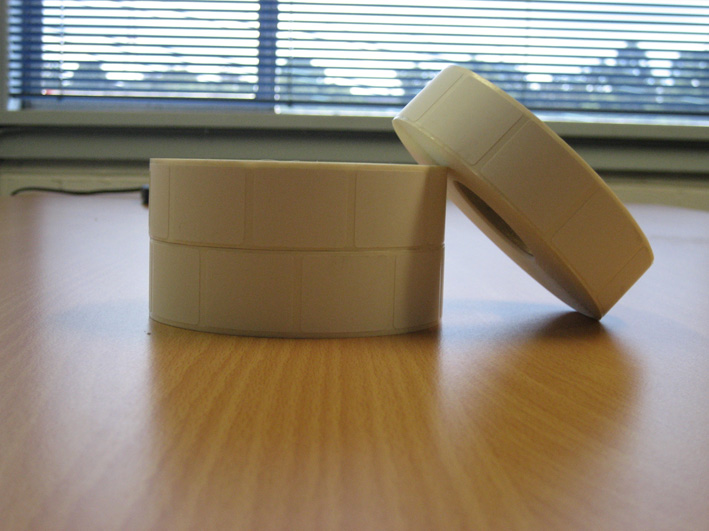 30mm x 25mm Microscope Labels White (TIGGL9T001)